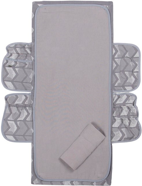 Hoppediz Wickelmax Wickeltaschen Organizer Roll-up in Grau, faltbar und waschbar - Bild 1