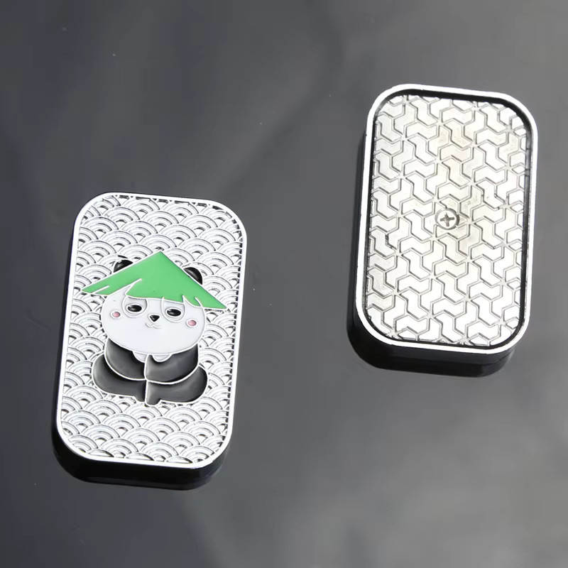 soulbao Metall-Panda-Schiebekarten-Spielzeug, magnetisches Gleit-Fidget-Gadget - Bild 3