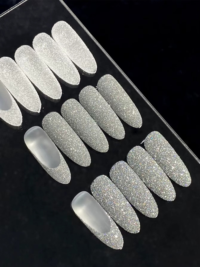SJP Nagellackpulver Set, 3-teilig, schimmernd, Nailart-Materialien - Bild 3