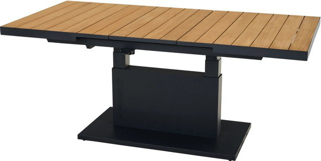 Siena Garden Gartentisch Talina aus Teakholz rechteckig ausziehbar braun - Bild 1