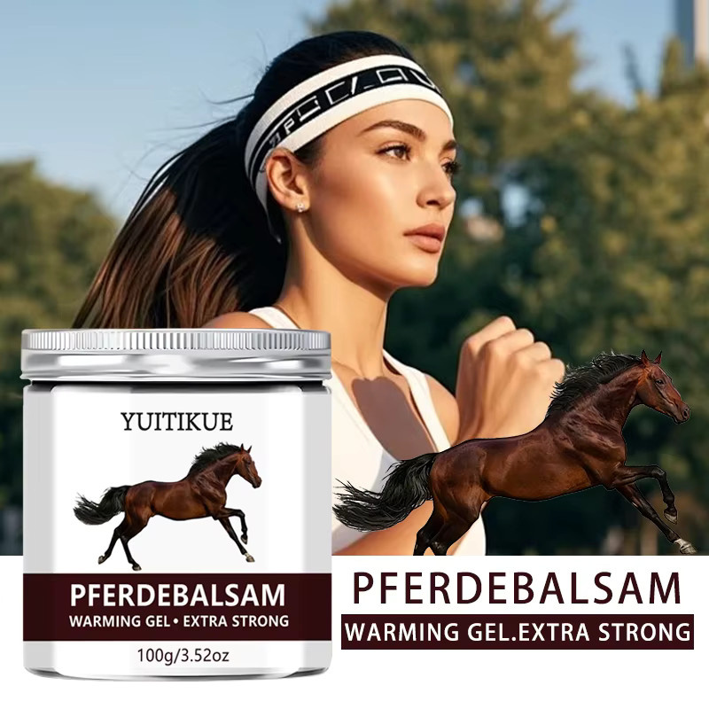 YUITIKUE Pferdebalsam Wärmegel, 100g, Körperpflege - Bild 6