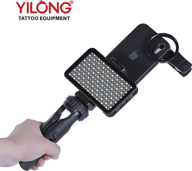 YILONG Professionelles Tattoo-Fülllicht-Set mit 52 mm CPL-Kreisförmigem Polarisationsfilter für Handy-Objektive in Schwarz - Bild 1