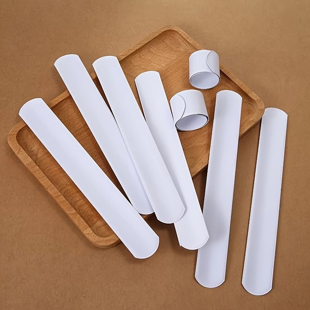 10-teiliges Set weiße Papierklemmen aus Metall als multifunktionaler Organizer für die Verpackung und Aufbewahrung - Bild 1