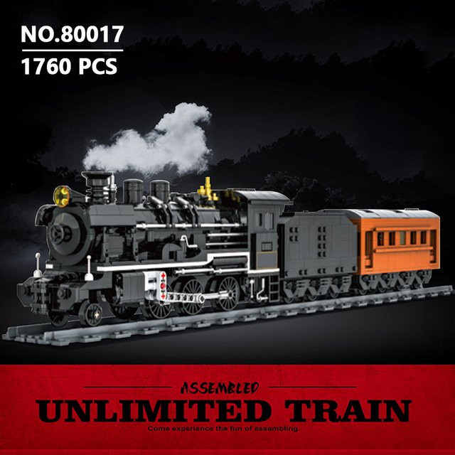 Spebrick Bausteine Set Monster Tentakel Dampfzug Eisenbahn mit 1760 Teilen für Kinder - Bild 1