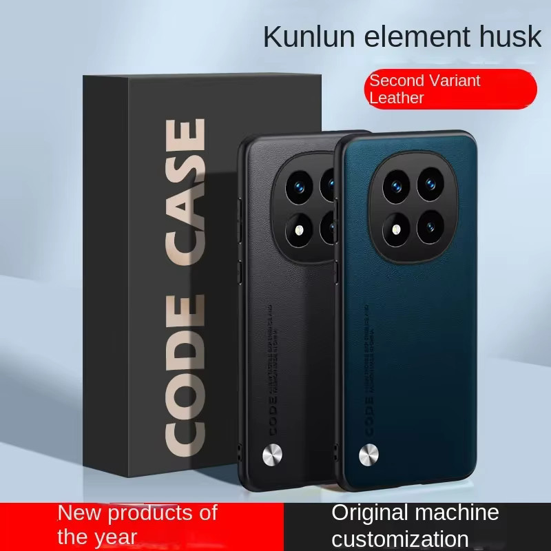 Luxus PU-Lederhülle für Xiaomi Redmi Note 15 Pro 5G und Redmi Note 14 Pro in Schwarz mit Silikon-Vollschutz - Bild 2