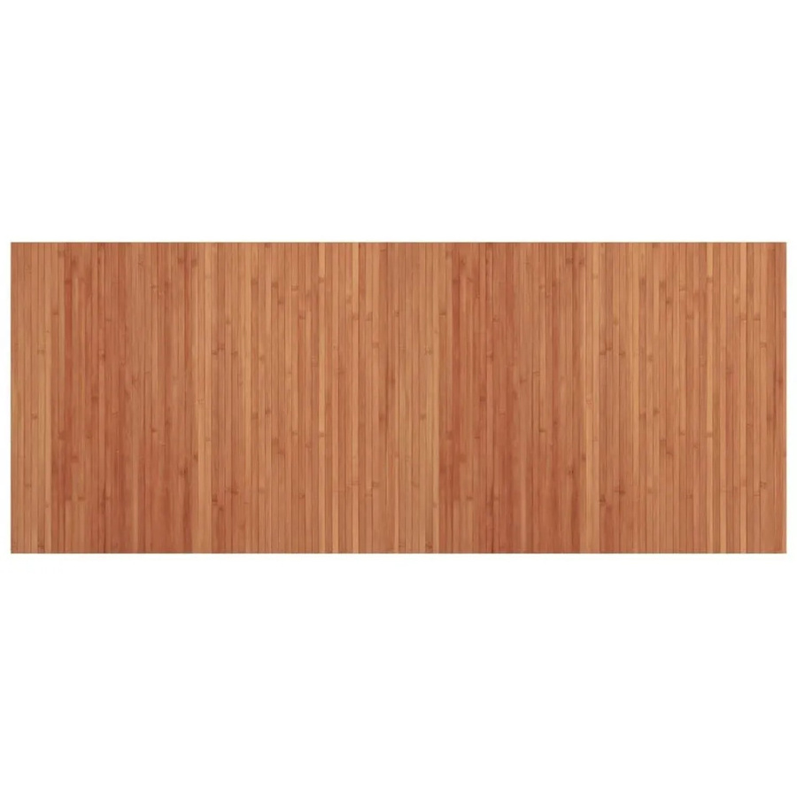 vidaXL Teppich Rechteckig Braun aus Bambus und Polypropylen B/T: 80 x 200 cm - Bild 2