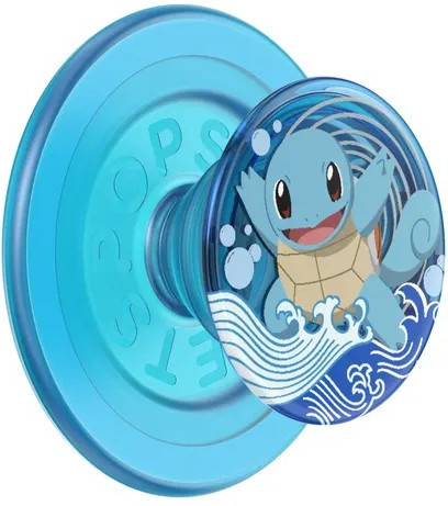Popsockets PopGrip MagSafe Squirtel Water Smartphone-Halterung in Blau inklusive zusätzlichem Magnetring - Bild 1