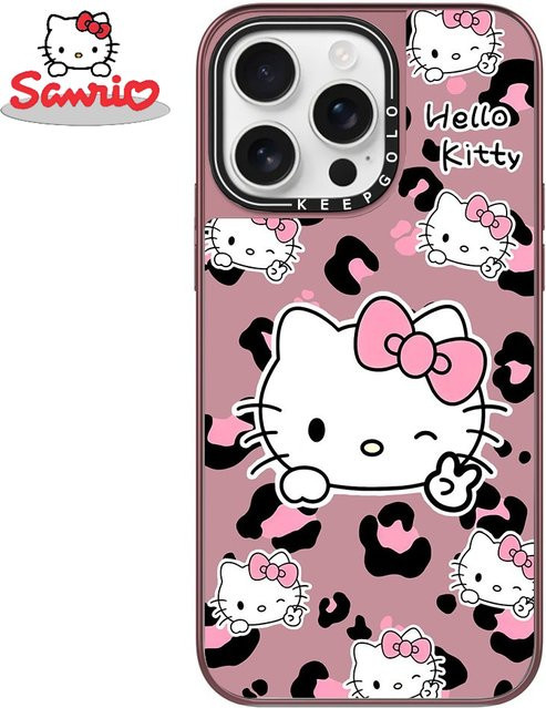 Sanrio Hello Kitty Spiegel-Handyhülle mit MagSafe Magnetischem Schutz für iPhone 17 16 15 14 13 Pro Max und 17Air - Bild 1