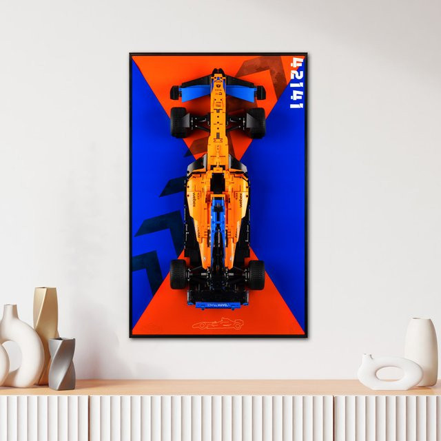 LEGO McLaren Formel 1 Rennwagen 42141, Display-Wandtafel, ab 18 Jahre - Bild 1