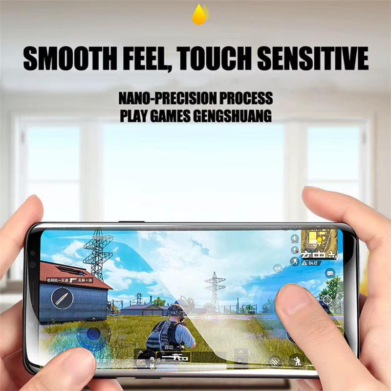 3er-Pack TPU-Hydrogel-Displayschutzfolie für Samsung Galaxy S8 S9 S10 Plus S10e Note 10 Plus 9 8 7 FE, transparent - Bild 4