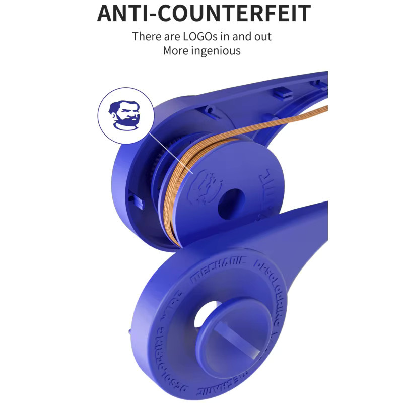 Mechaniker SR20 Entlötgeflecht Schweißlötentferner Docht in Blau, Durchmesser: 1 mm, 2 mm oder 3,5 mm für präzise BGA-Schweißreparaturen - Bild 3