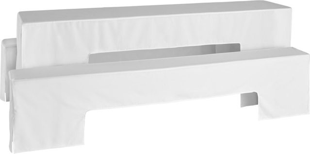 ERWIN M. Biertischhusse 3-teilig mit Bänken, weiß, B/L: 70 x 220 cm - Bild 1