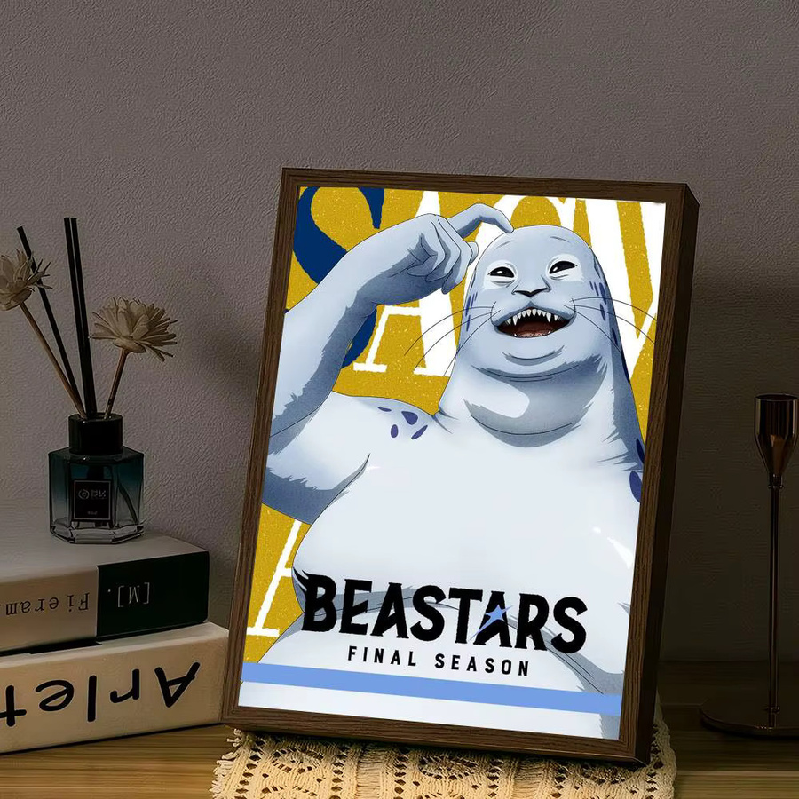 Beastars Vintage-Poster mit Motiv aus Papier, Mehrfarbig, Rechteckig, B: 15,0 cm, H: 10,0 cm - Bild 5