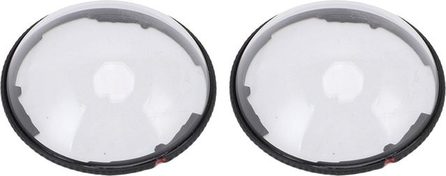KONNWEI 2er-Set Objektivschutz aus gehärtetem Glas für Insta360 X4 Actionkamera, transparent, weiß - Bild 1