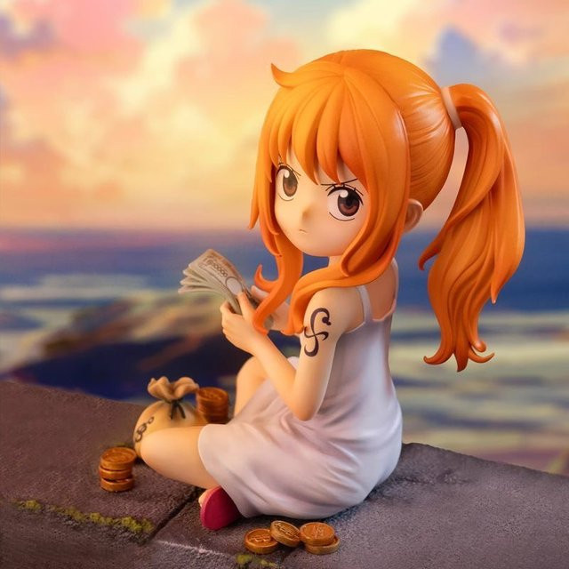 Bandai One Piece Kindheits-Nami Actionfigur, Einzelfigur, Kunststoff - Bild 1