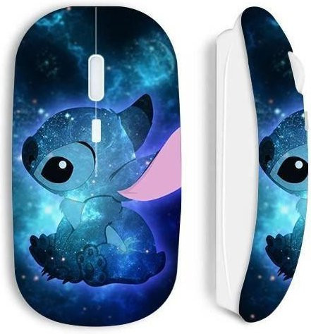 Maniacase kabellose Maus Stitch in Weiß und Blau - Bild 1