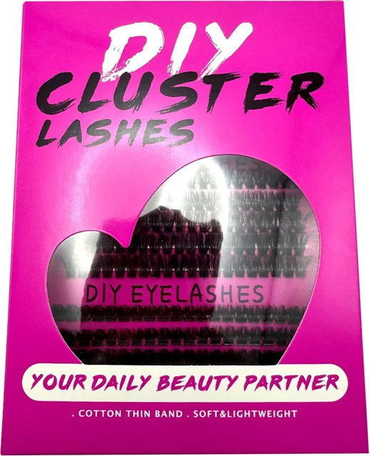AMSDCN DIY 5D Wimperncluster, 15-reihig, gemischte Längen, Wispy - Bild 1