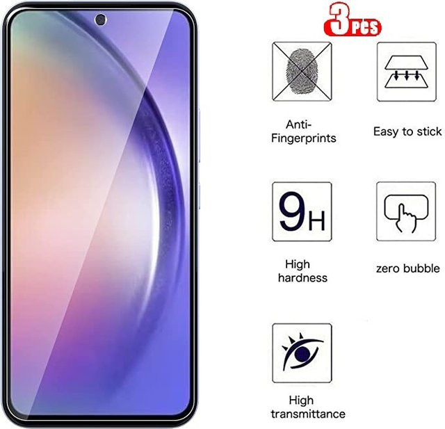 3er Pack Xiaomi Displayschutzfolie aus gehärtetem Glas für Redmi Note 14 14S 14C 15 Pro 15R 15C 15 14R transparent - Bild 1