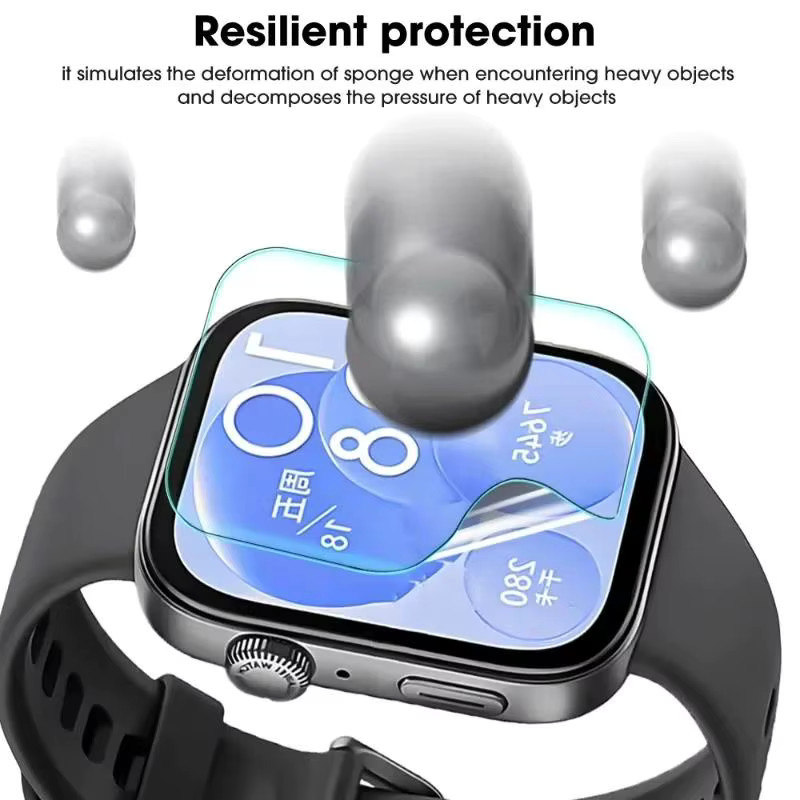 Huawei Displayschutzfolie Hydrogel, 3/5 Stück, transparent - Bild 5