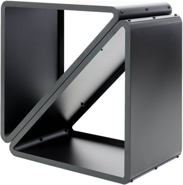 Westmann Kaminholzregal aus Stahl in Schwarz B/T/H: 57 x 36 x 56 cm - Bild 2