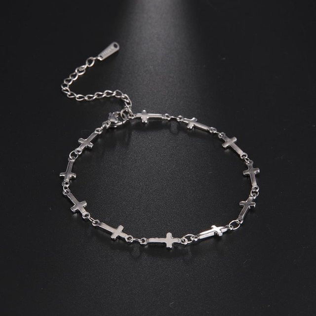 YULIN Armband Edelstahl, Silber, Damen, 17-22 cm - Bild 1