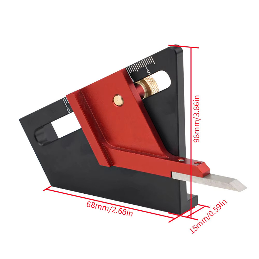 FNICEL Center Finder Scriber aus Aluminiumlegierung für die Holzbearbeitung und Zimmerei - Bild 3