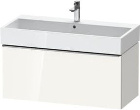 Duravit Waschtischunterschrank D-Neo, wandhängend, weiß glänzend, B/T/H: 98,4 x 44,2 x 44,0 cm - Bild 1