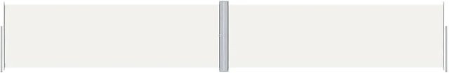 Furnicato Ausziehbare Seitenmarkise in Creme mit automatischer Funktion, Höhe: 160 cm, Breite: 1000 cm - Bild 1