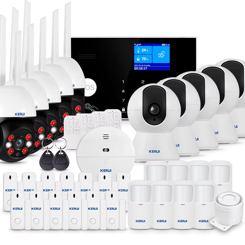 KERUI G34 Alarmsystem-Kit mit 4G und WIFI für Tuya Smart Life, Einbruchalarm mit 3 verkabelten Verteidigungszonen und 433 MHz PIR-Sensor - Bild 6