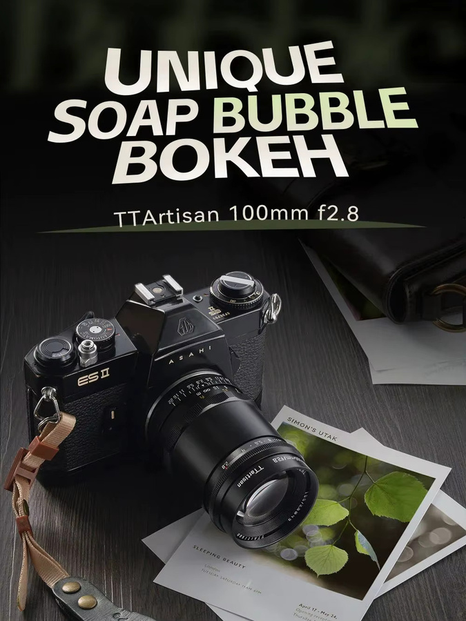 TTArtisan 100mm F2.8 Bubble Bokeh Objektiv Schwarz für Sony E Nikon Z Canon R Leica L Vollformat M42-Anschluss Manuelles Porträt-Objektiv - Bild 6