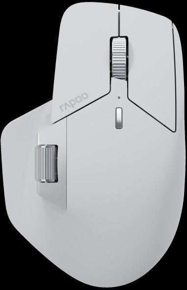 Rapoo MT760M Kabellose Multi-Mode-Maus mit Bluetooth in Grauweiß - Bild 1