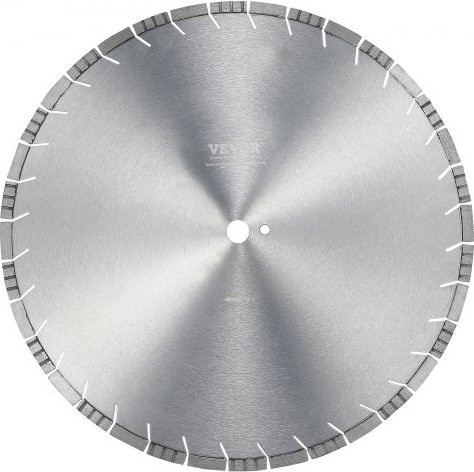 VEVOR Diamantsägeblatt für Beton, Zementplatten, Fliesen und Ziegel, Farbe: Silber, Durchmesser: 50 cm, Bohrung: 25,4 mm, für Nass- und Trockenarbeiten - Bild 1