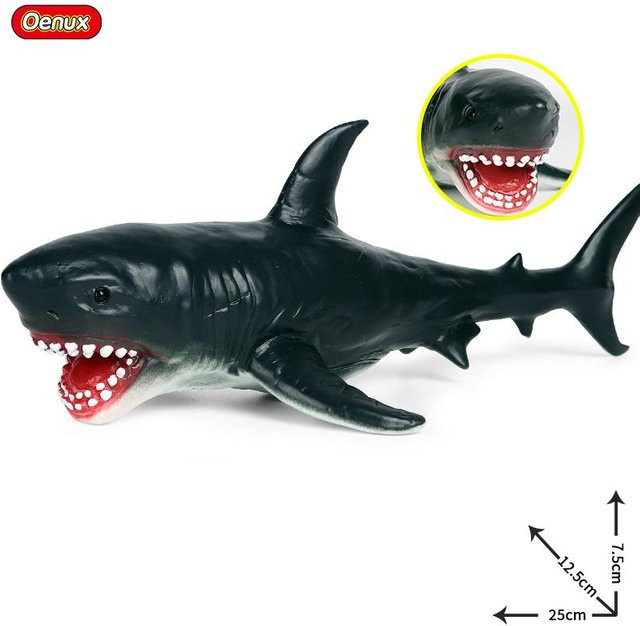 Oenux Meerestiere Walhai Megalodon Krabbe Seestern Krake Actionfiguren 3-6 Jahre - Bild 1