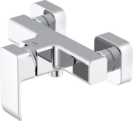 LENZ Brausearmatur MILANA aus Messing in Chrom und Silber, 1/2 Zoll - Bild 1