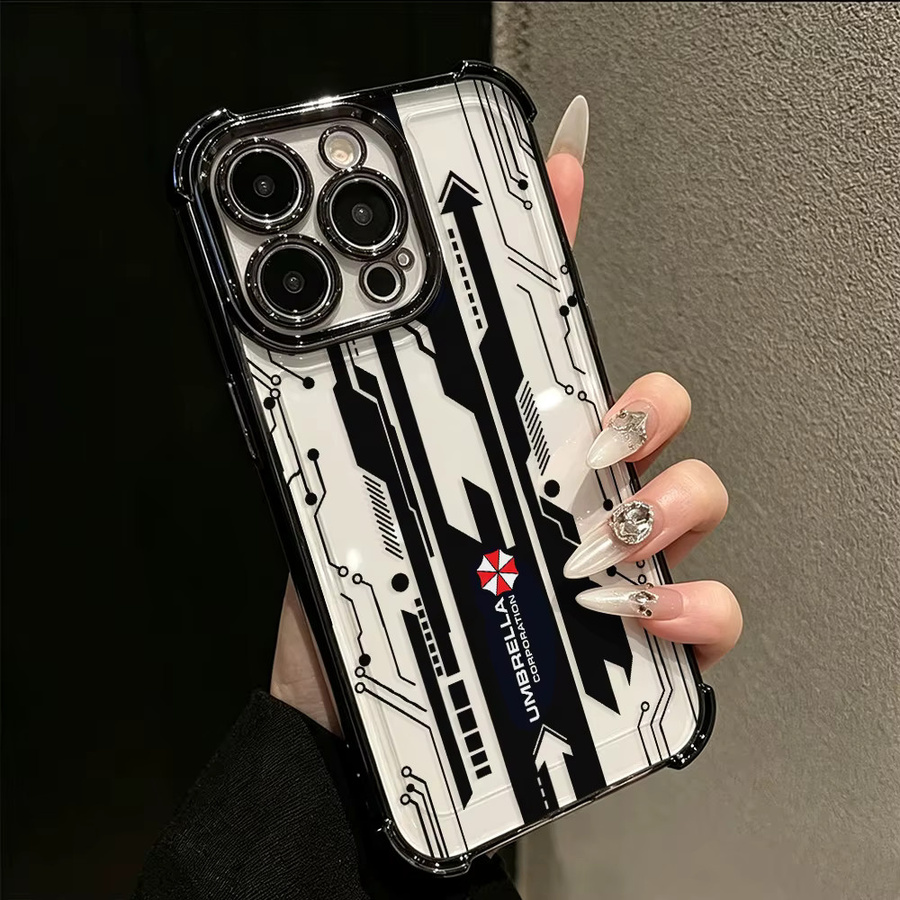 Resident Evil Handyhülle mit Galvanisierung und Anti-Sturz-Airbag für Xiaomi Redmi Serie, Multicolor - Bild 2