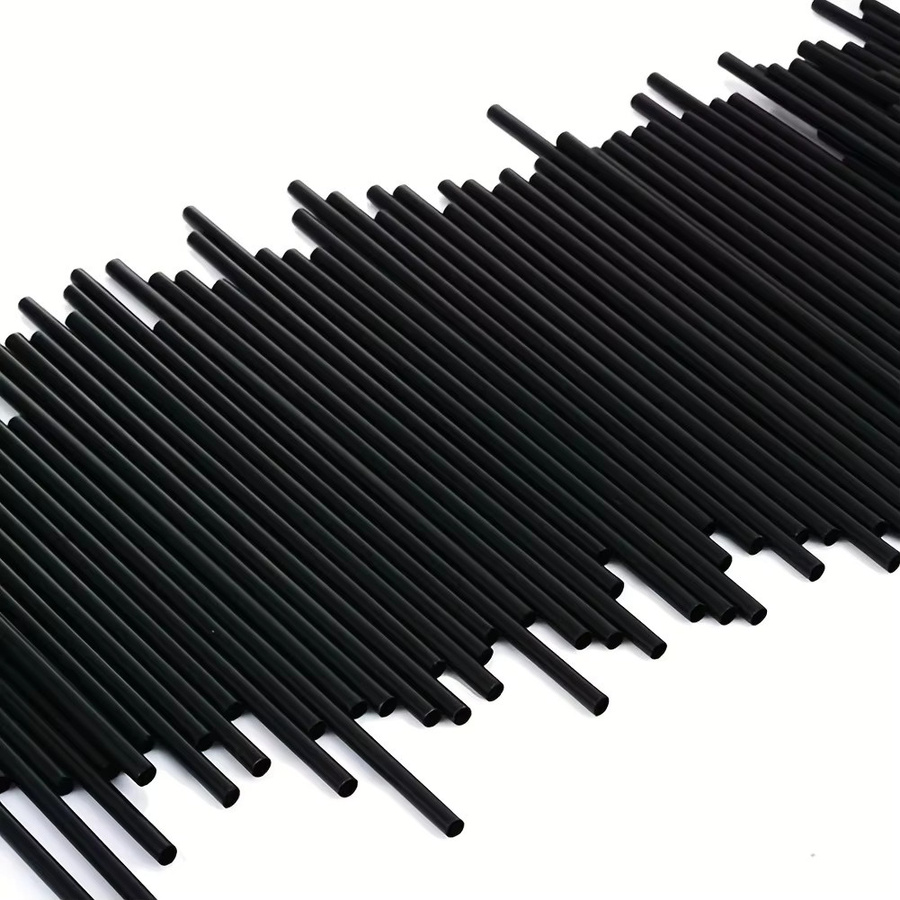 APWIKOGER Flexible Trinkhalme Schwarz 26 cm - Bild 5