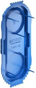 KAISER Signaldeckel UP1 Unterputz Ø 2x60mm 1181-16 in Blau - Bild 1
