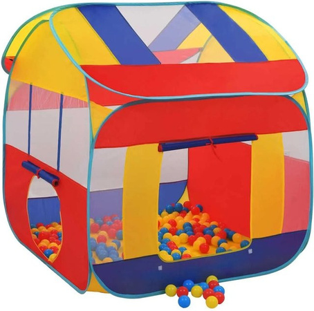 vidaXL Spielzelt mit 550 Bällen bunt / mehrfarbig