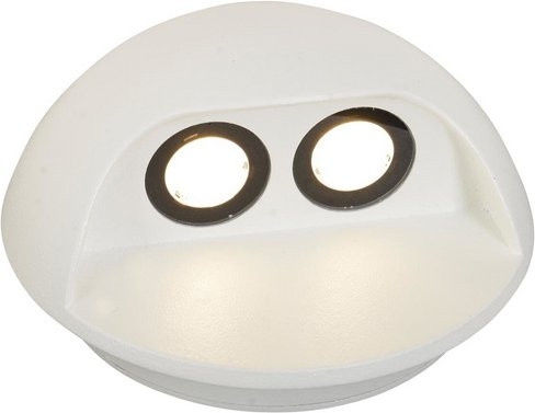 Näve LED Außenwandleuchte in Weiß mit IP54 Schutzart für Garten und Hauswand - Bild 1