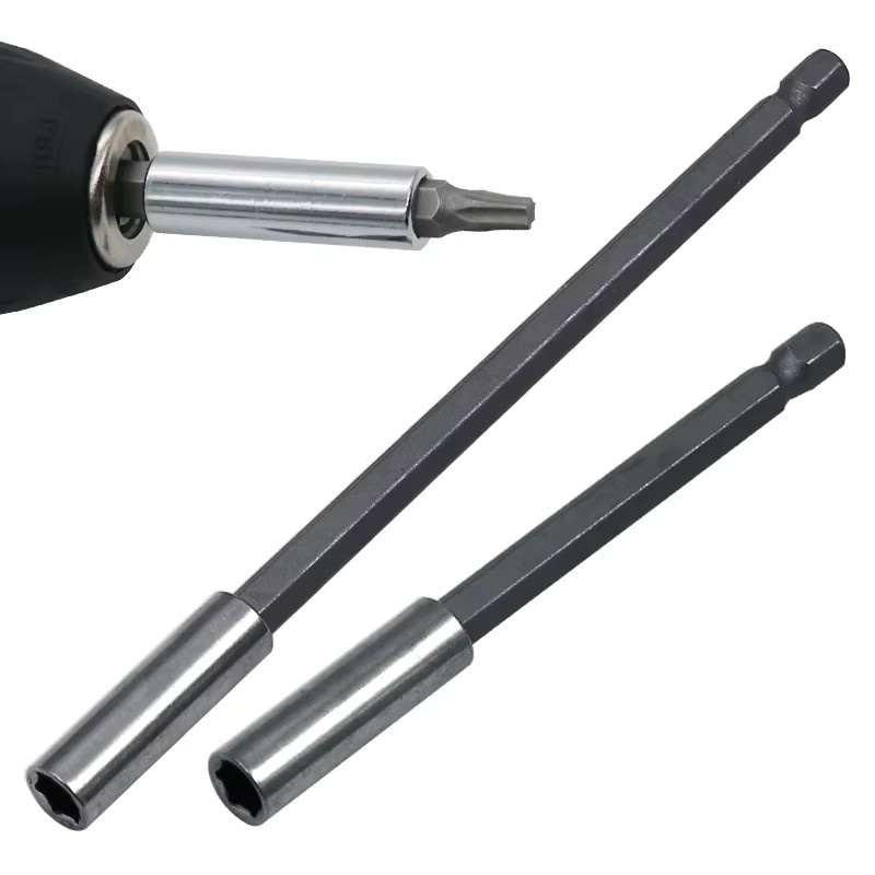 Magnetischer Bithalter mit 6,35 mm Sechskant-Schaft und Schnellspanner von TONGFENGLH, Länge: 60 mm - Bild 2