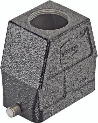 HARTING Tüllengehäuse aus Kunststoff in Grau, Artikelnummer 19 37 010 0445 - Bild 1