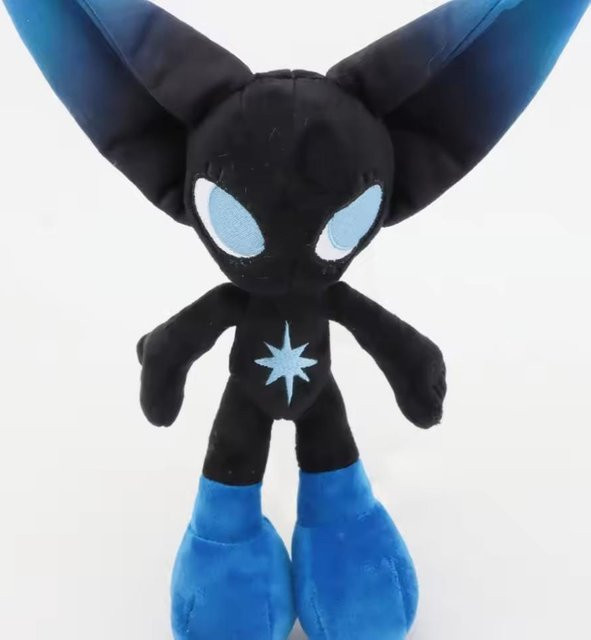 Yiran toy Moos Katze Plüschtier, Blau, 30cm - Bild 1