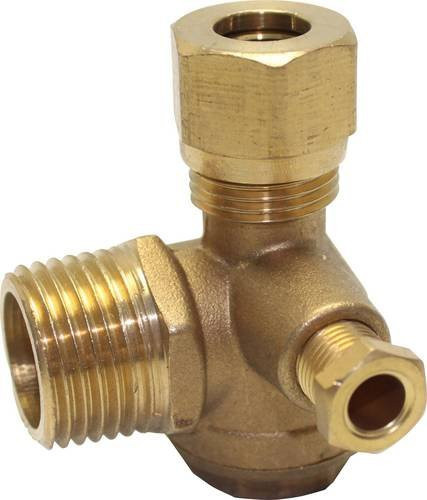 Aerotec Druckluft-Rückschlagventil aus Messing in Gold, Artikelnummer 9048053 - Bild 1