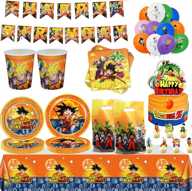 Dragon Ball Geburtstagsdekoration, Son Goku, Partyzubehör - Bild 1