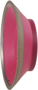 TYROLIT CBN-Topf-Schleifscheibe Typ B126, Farbe: Rot, Durchmesser: 125 mm, Breite: 25 mm, Höhe: 20 mm - Bild 1