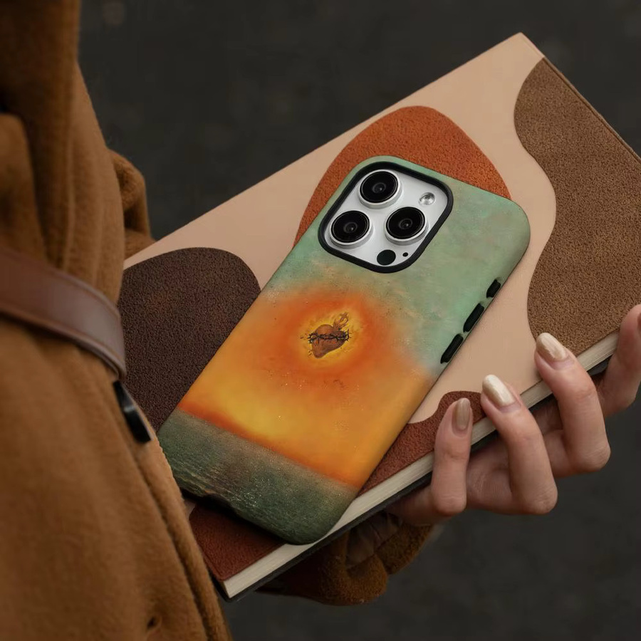 D-Diego Handyhülle für iPhone 17 16 15 14 13 12 Pro Max Plus mit glänzender HD-Doppelschicht-Flüssigkeits-Hartschale in White und Multicolour - Bild 2