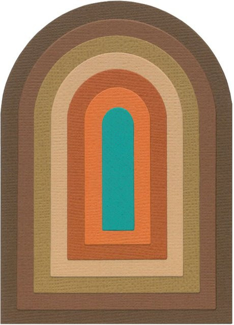 Sizzix Framelits Stanzschablone Tunnel Arches by Eileen Hull - Bild 1