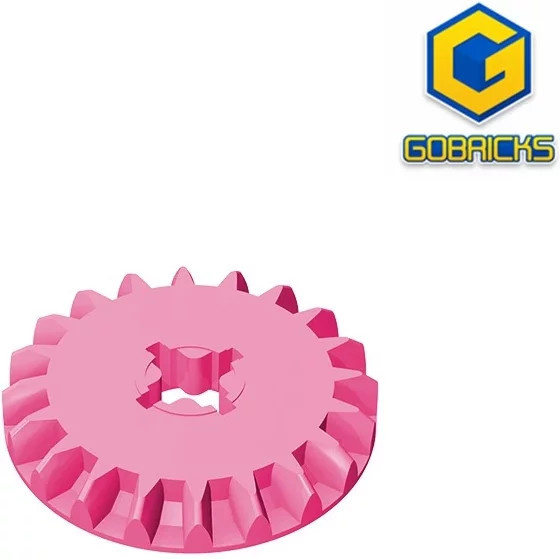 Gobricks GDS-1104 Technik, Zahnrad 20-Zahn-Abschrägung, Zubehör - Bild 1