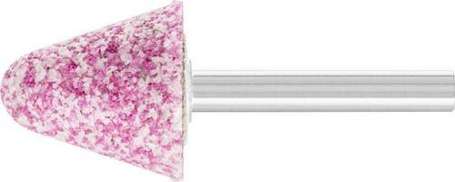 PFERD Schleifstift Kegel A30 für Stahl und Stahlguss, Durchmesser: 25 mm, Schaft-Durchmesser: 6 mm, Farbe: Pink, 10 Stück - Bild 1