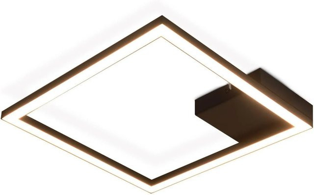 NETTLIFE LED Deckenleuchte aus Metall in Schwarz, modernes Design für Wohnzimmer, Schlafzimmer und Büro - Bild 1